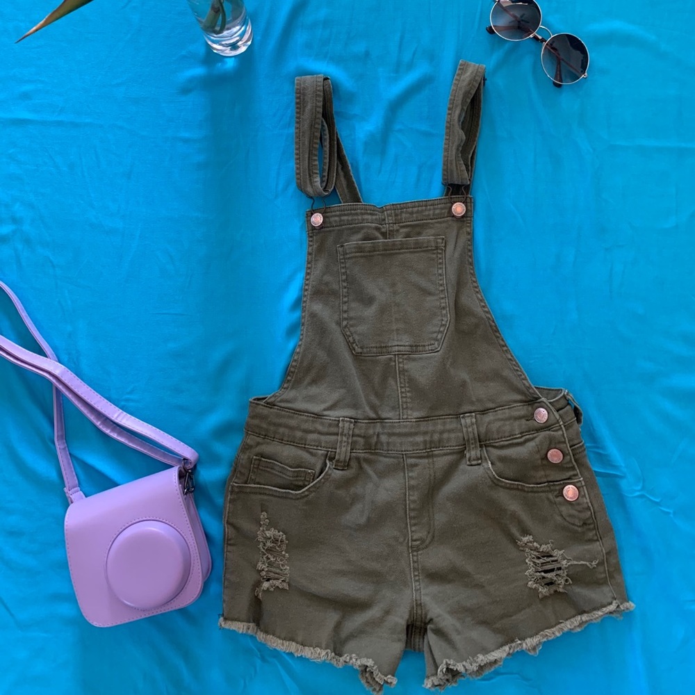 Overall Shorts